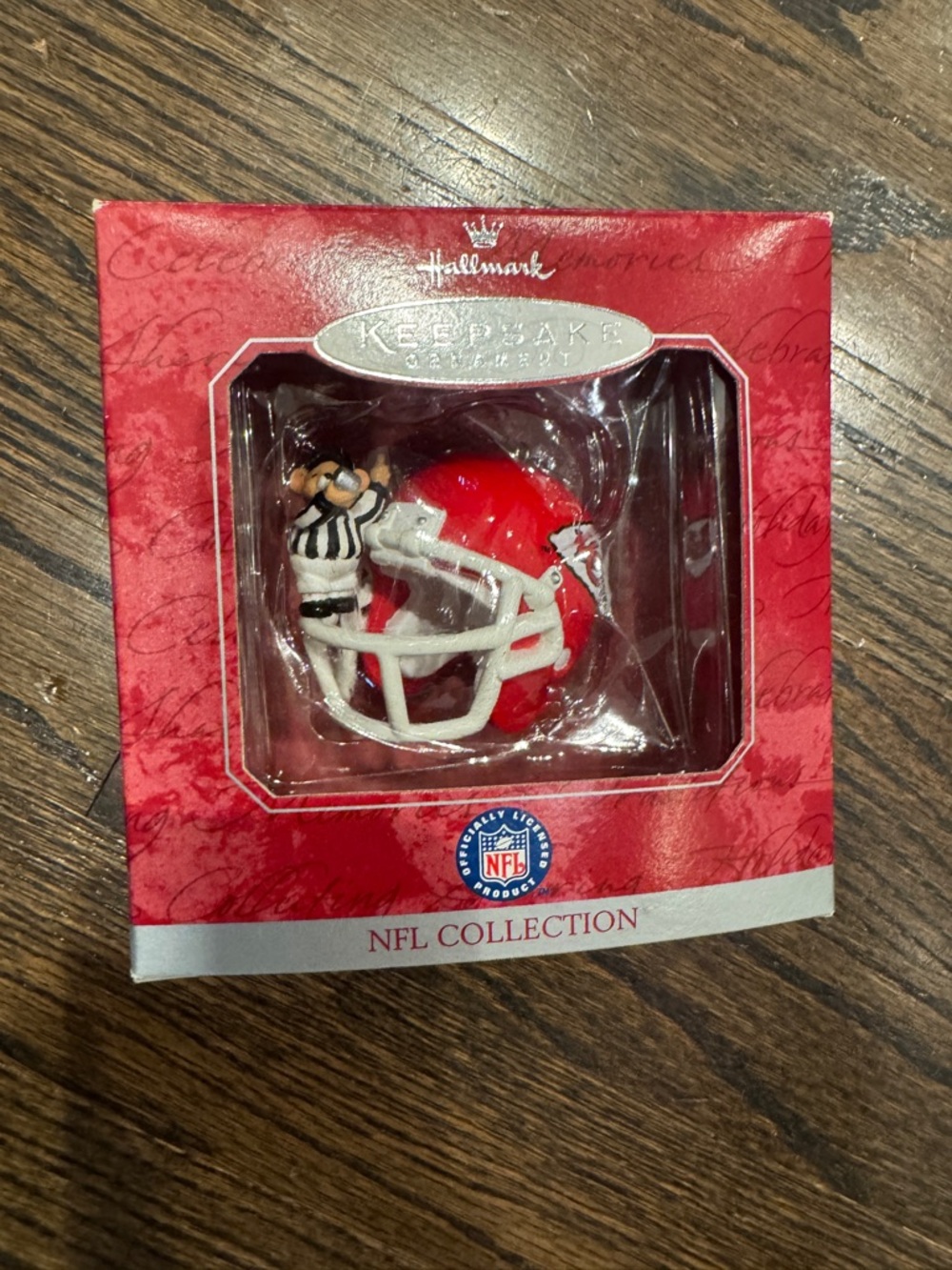 Hallmark Keepsake NFL Collection Kansas City Chiefs Helmet Ornament 1998
